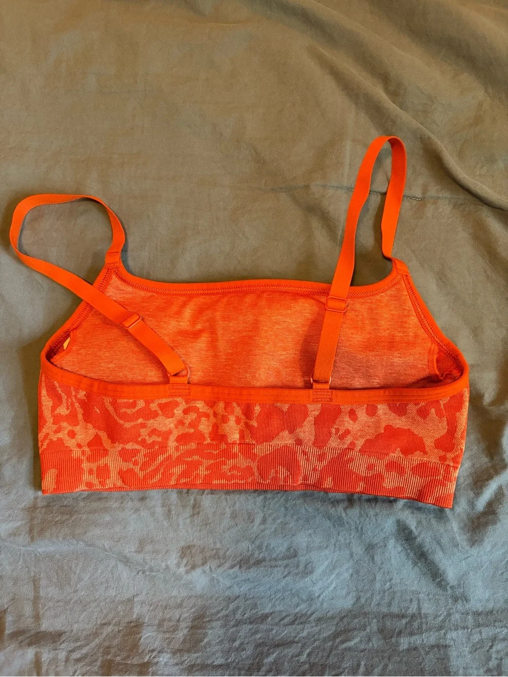 Gymshark flare Orange Seamless Sports Bra